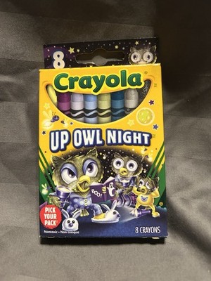 Only @ target 2013 Up Owl Night 8 Count Crayola Crayon 52-4350