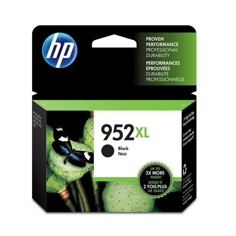 NEW Genuine HP 952XL F6U19AN Black Ink Cartridge Jet Pro printer ink exp 2024