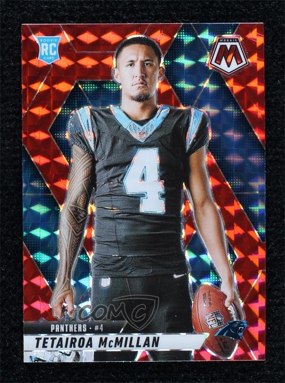 2025 Panini Mosaic Rookie Variations Red Prizm Tetairoa McMillan #274 3s8