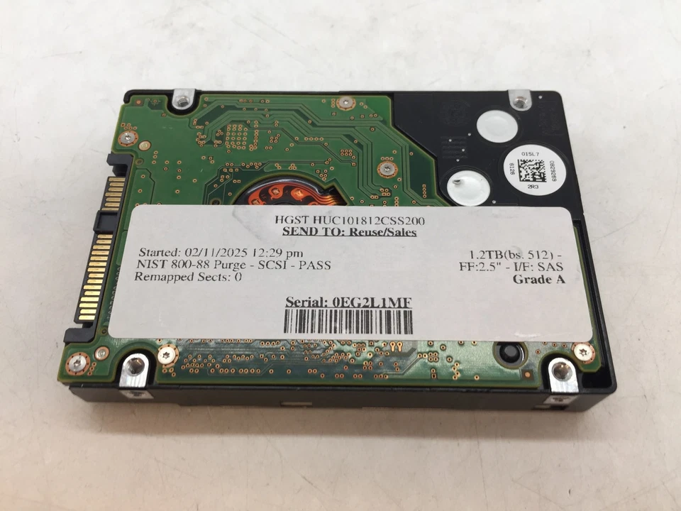 HGST HUC101812CSS200 1.2TB SAS 2.5" HDD Hard Drive GRADE A FREE S/H - Image 4 of 4