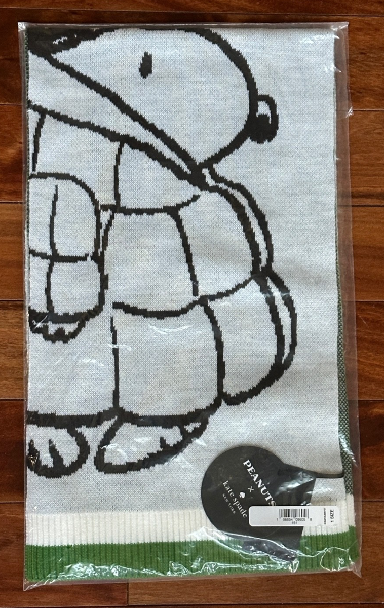 KATE SPADE PEANUTS SNOOPY SCARF MUFFLER:NWT | eBay