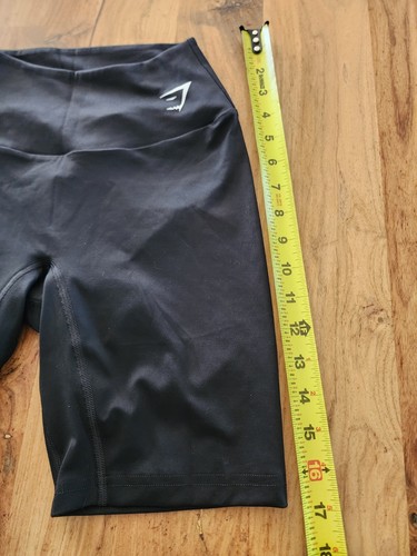 Gymshark Women’s Black Training Cycling Shorts 8” High Rise B2A5B Size S Small - Picture 8 of 12