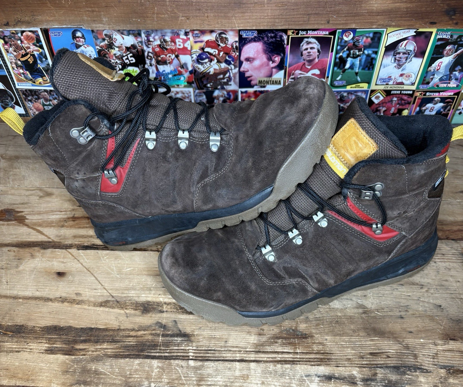 Stivali da trekking invernali Salomon Utility TS Clima Shield impermeabili scamosciati uomo 11