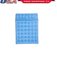 Inflatable Double Beach Pool Lounge W/ Pillow Two Adults  36-Pocket Comfort New