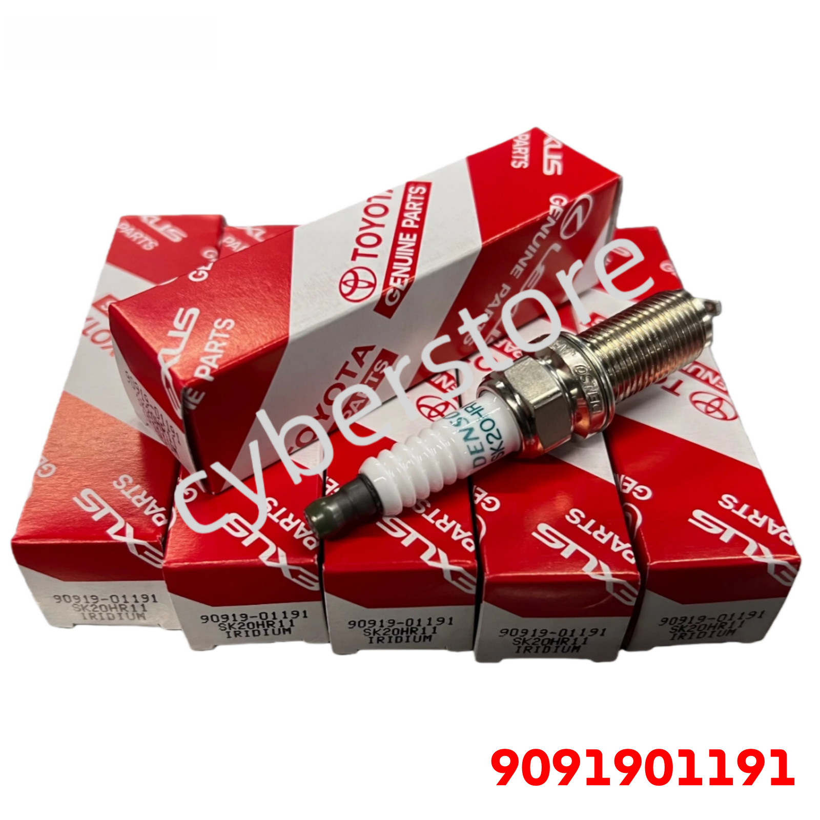 New OEM 8 Spark Plugs for 2007 2008 2009-2021 Toyota Tundra 5.7L V8 90919-01191