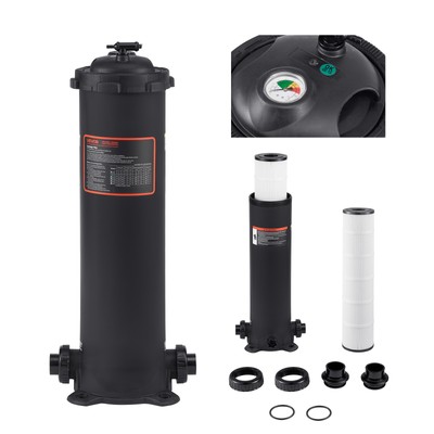 VEVOR 100 sq.ft² Pool Filter Valve 6142 GPH Swimming Pool Filtration System