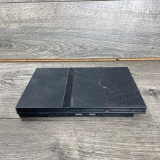 Sony PlayStation 2 Slim Console SCPH-75001 Black Video Game System Not Tested