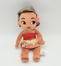 Disney Store Animators Princess Moana Toddler Plush Doll Toy Girl 12"