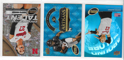 HARPER MURRAY 2025 UD WORLD OF SPORTS AROUND THE GLOBE BLUE RC ATG-HM NEBRASKA