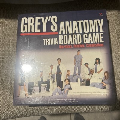 Grey's Anatomy Trivia Board Game Cardinal Industries 2007 New Sealed Ships Fast