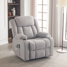Electric Power Rise Recliner Chair Massage and Heat Armchair For Elder Disabled