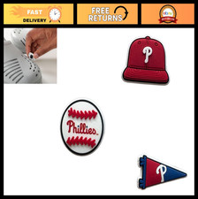 Baseball Team Shoe Charms 3-Pack - Clip-On Footwear Accessories, Perfect Gift 