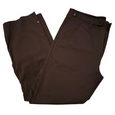 Prana Stretch Zion Pants Men  s 36x29 actual Gray Straight Hiking Cargo Belted