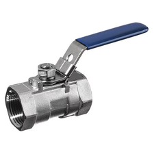 Usa Industrials Manual 2-Way Ball Valve,BSPT,304 SS ZUSA-VLV-140 Usa Industrials