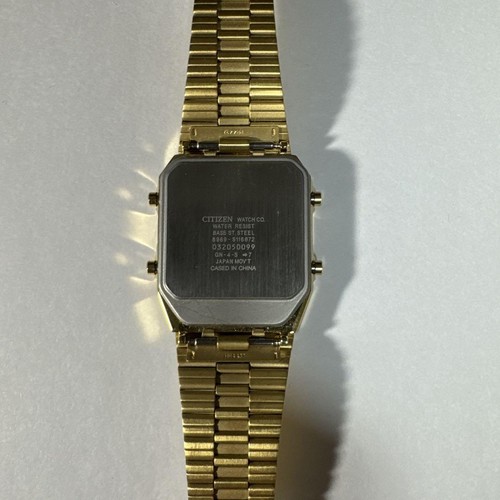 Citizen ANA-DIGI TEMP Gold Digital-Analog with Temp Function - Picture 6 of 6