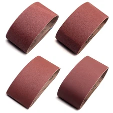 24 Pcs 4 x 21-Inch Sanding Belts for Belt Sander 4x21,6 Each of 40 80 120 240...
