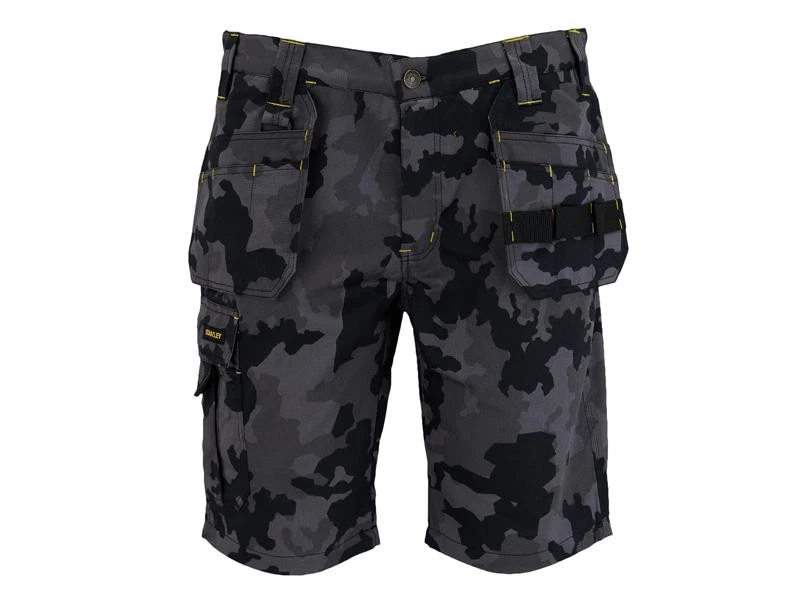 Stanley Hanley Mens Camo Work Utility/Multi Pocket Cargo Shorts