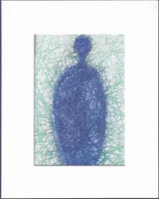 8X10" Matted Print Art Picture by Patrick J Leach: Branching Desires