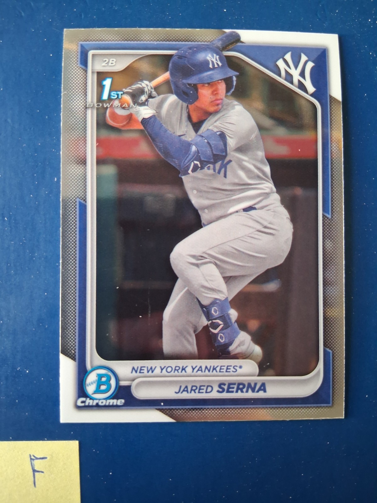 2024 Bowman Chrome Jared Serna #BCP68 New York Yankees