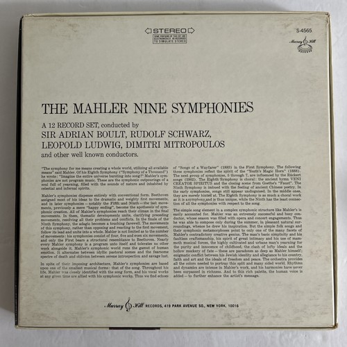 The Mahler Nine Symphonies - Vinyl LP Murray Hill 12 Record Set Lot S-4565 - Picture 4 of 24