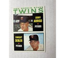 Topps 1964 Twins Rookie Stars #516 Jerry Arrigo Dwight Siebler Rookie