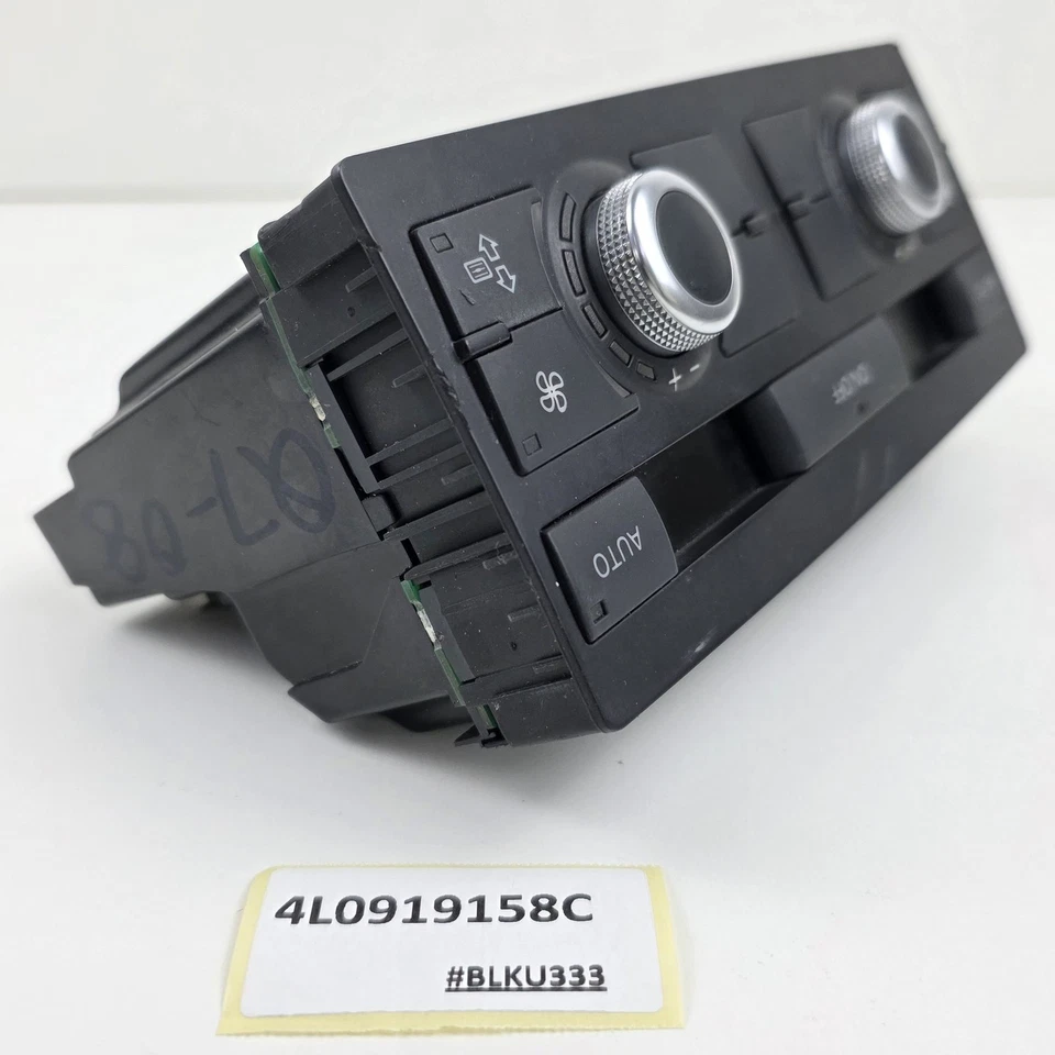 2007-2009 Audi Q7 Rear Climate Control Panel 4L0919158C - Image 4 of 4