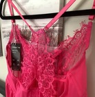 Pink Mesh And Lace Babydoll, Large — photo 7