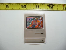 RETRO GREECE HOMES ON CLIFF SMALL STICKER DECAL SCREEN IMAGE COMPUTER CELL