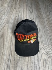 VINTAGE Bike Week Hat Cap Snap Back Eagle Daytona Beach Motorcycle 90s