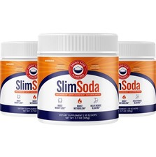 (3 Pack) SlimSoda Powder Supplement Natural Blend for Healthy Weight Management 