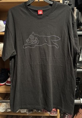 Ice Cream Pearl Beads Cotton Graphic Black T-Shirt Men s Size Large