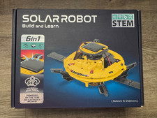 STEM Build and Learn Solar Robot Space Shuttle Astronaut 6-In-1 Robot Model Kit