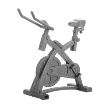 TOYANDONA Dollhouse Dynamic Bicycle Model Miniature Fitness Equipment for Dol...