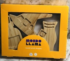 Mondo Llama Wood Witch Shapes Kit. 3 Pc/Ages 3 .Halloween.