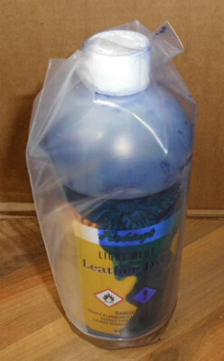 Sonderposten Fiebings Leather Dye LIGHT BLUE Blau Lederfarbe 946ml NEU