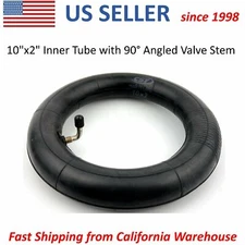 Levy Plus Scooter Inner Tire Air Tube 10"x2" inch 54x152 / 90° Angled Valve Stem