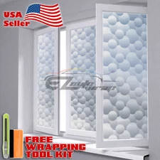 *12"x36" Frosted Film Glass Home Bathroom Window Security Privacy Sticker #5045