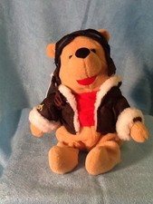 Pilot Pooh - Winnie the Pooh - w/Tag - Disney Store 8" Bean Bag Plush -