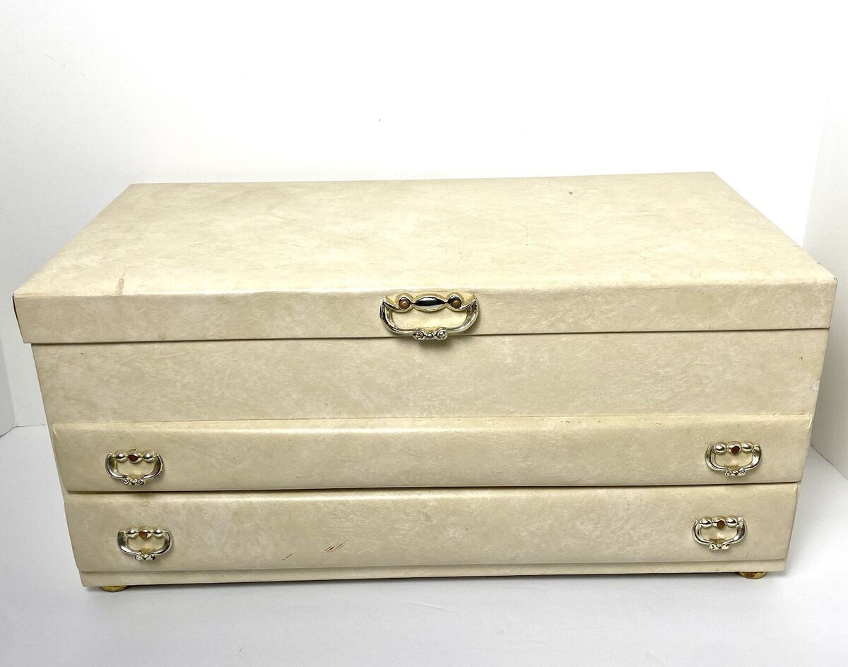 Vintage Lady Buxton Jewelry Box Mid Century Modern 4 Tier Vintage Lady Buxton Jewelry Box Mid Century Modern 4 Tier
