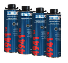 4 x DINITROL 4941 Unterboden Chass Rostdicht Schwarzwachs 1L Liter kann sch&uuml;tzen