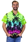 Funky Hawaiian Shirt Beach Green Short Sleeve