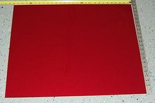 1 Large 22-1/2" X 27-1/2" sheet RED RUBYLITH BLOCK UV RAYS - NOS