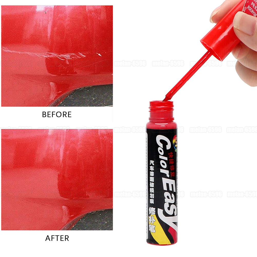 [Red] DIY Car Clear Scratch Remover Touch Up Pen Auto Paint Repair Accessories