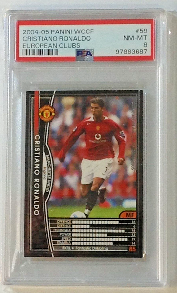 PANINI WCCF 2004-05 Manchester United CRISTIANO RONALDO RC ROOKIE