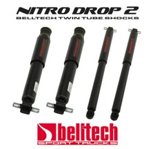 88-98 C1500sierrasilverado Nitro Drop 2 Frontrear Shocks For 46 Drop