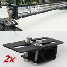 2x Car Roof Rack Light Bracket Holder Bumper Mounting Kit For Led Work Light Bar