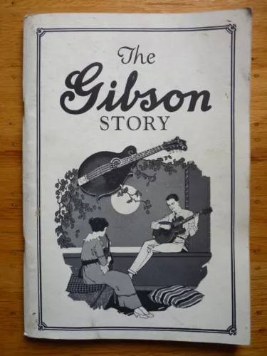 THE GIBSON STORY - GUITAR Company History - Booklet - From 1870s Origins to 1966