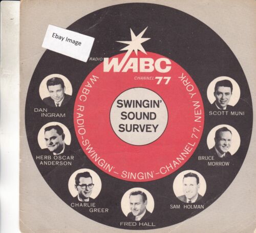 WABC New York City Top 40 Radio Music Survey 11-23-61 Dan Ingram  Cousin Brucie - Afbeelding 1 van 2