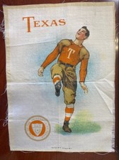Vintage 1910 University of Texas Longhorns S21 Murad Tobacco Silk FOOTBALL RARE!