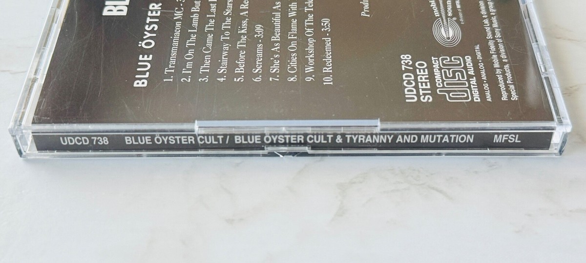 Blue Oyster Cult & Tyranny And Mutation CD MFSL ULTRADISC II 24KT